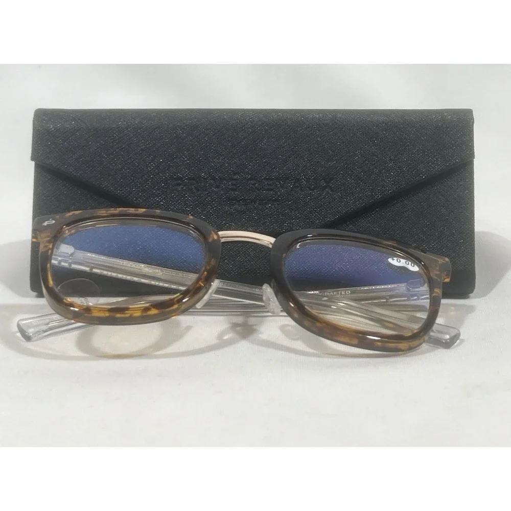 Prive Revaux Alchemist Blue Light Glasses Tortoise Minimalist Fashion Style